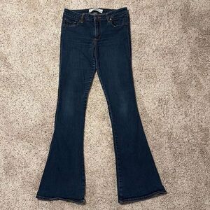 Abercrombie & Fitch Low Rise Flare Stretch Jeans Size 6 Y2K 2000’s